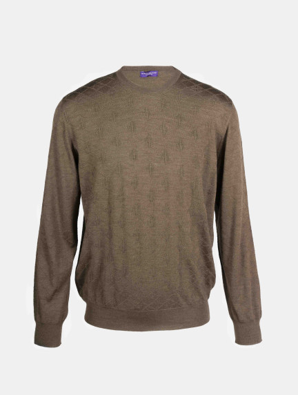 Patrick Hellmann CollectionBrown Pullover Round-Neck image1076